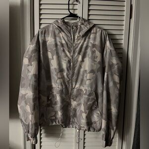 Angel Kiss | Camo Windbreaker Jacket Extra Large